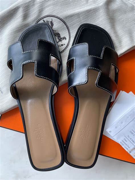 hermes oran authentic|Real vs fake Hermes slides. How to spot original Hermes Oran .